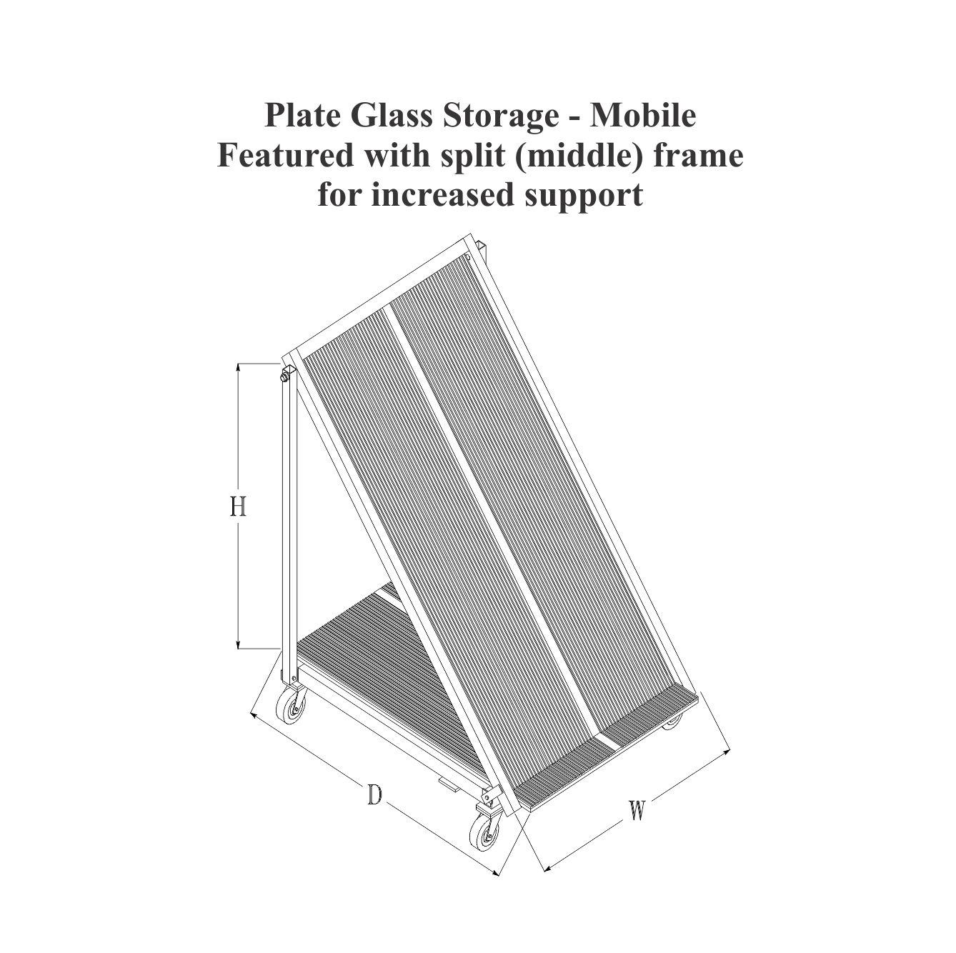 Plate glass 2024 storage racks